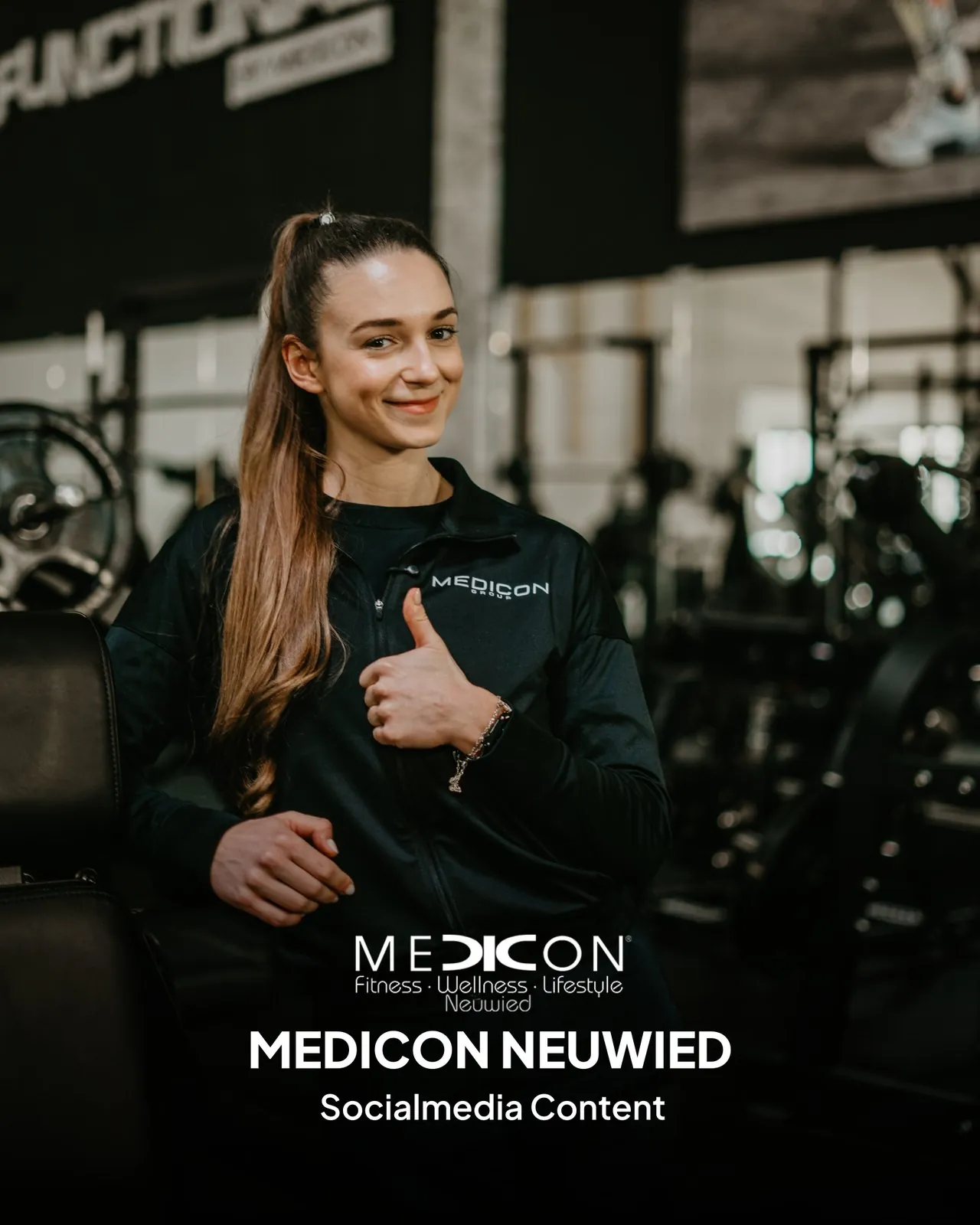 Medicon Neuwied Fitnessstudio, Kundenbeispiel für Social Media Content und Branding-Fotografie von Amro Media.