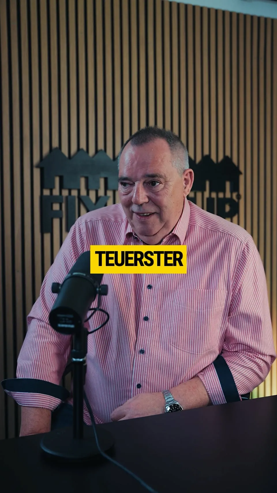 Podcast-Reel von Oliver Fischer mit dem Stichwort „Teuerster“